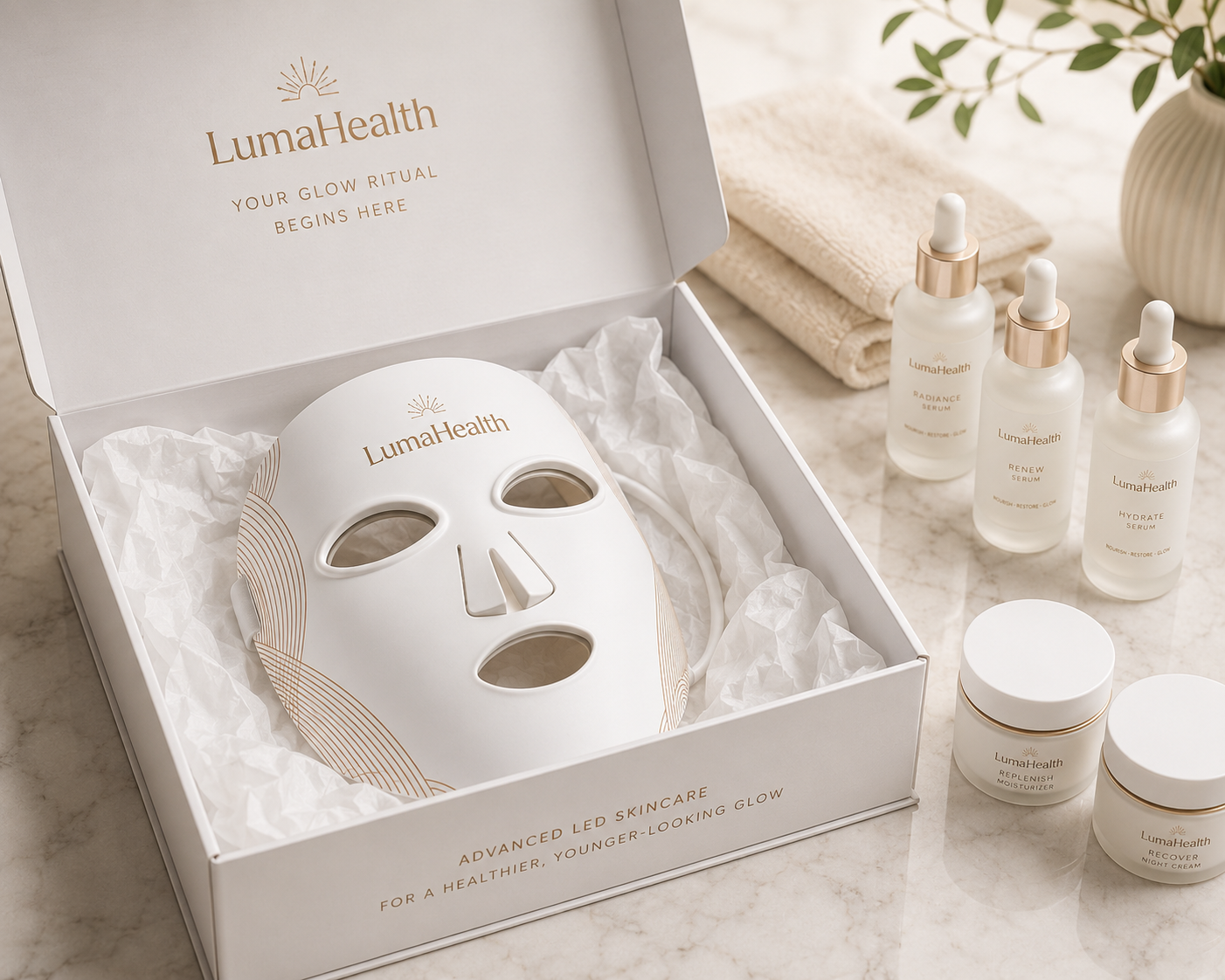 Luma Glow Redlight Mask
